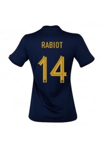 Frankrijk Adrien Rabiot #14 Voetbaltruitje Thuis tenue Dames WK 2022 Korte Mouw